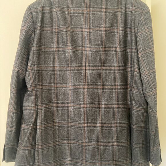Baumler Checked Sport Coat Pure Wool - Picture 4 of 9